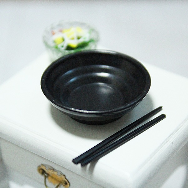 미니어처 소품 그릇 젓가락 3세트 오비츠 육일돌